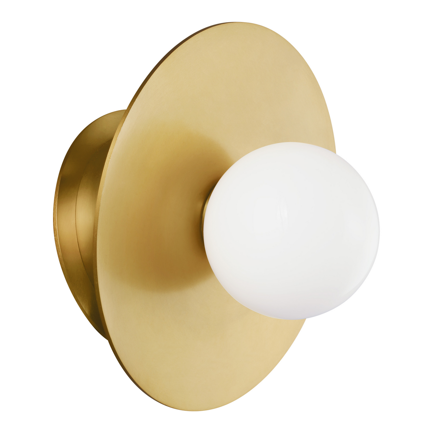 Visual Comfort Studio Nodes Wall Sconce in Burnished Brass by Kelly Wearstler