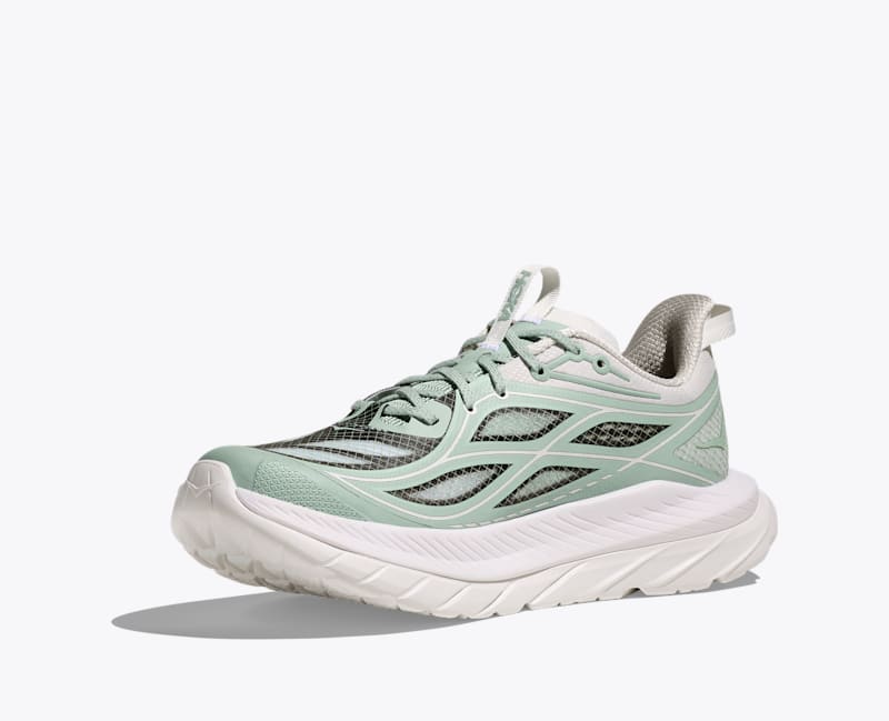 HOKA Women's Mach Remastered Shoes in Frost/Sage