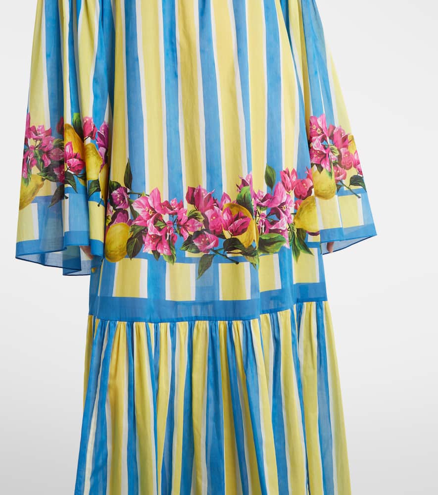 Striped cotton kaftan