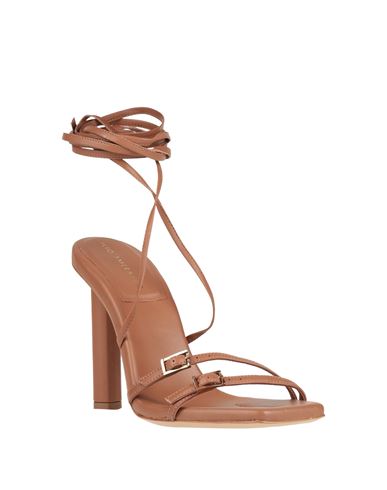 Woman Sandals Brown Size 11 Leather