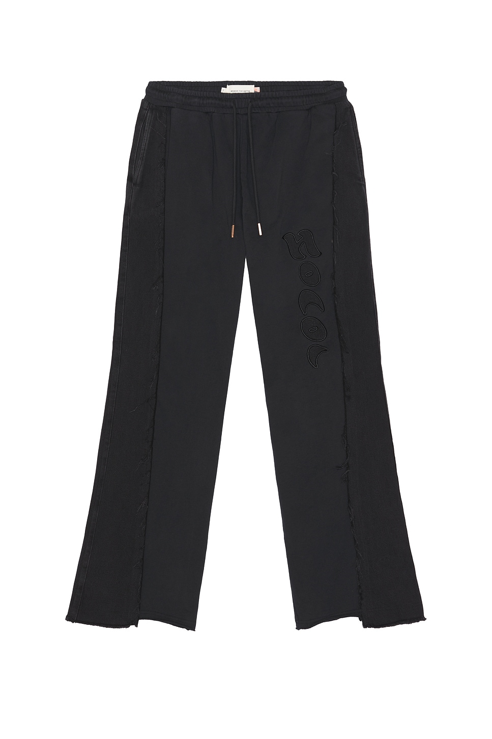 Honor The Gift Denim Sweatpant in Black - Black. XXL/2X also in L, M, S, XL/1X