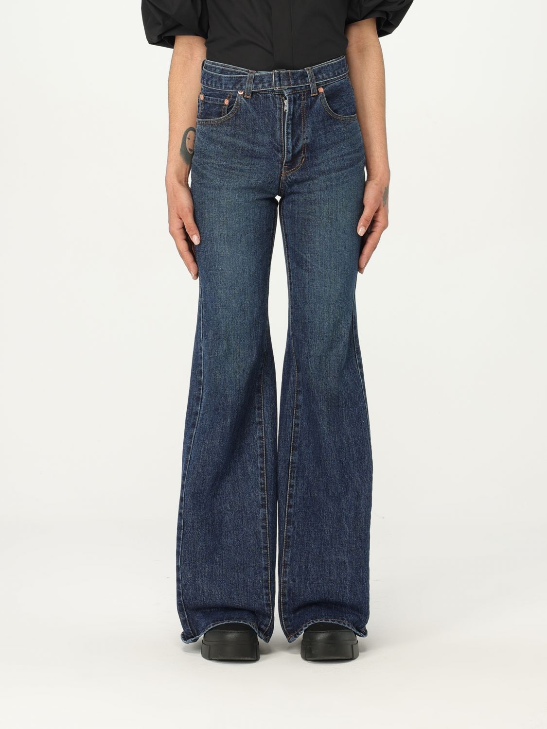 Pants Woman color Blue