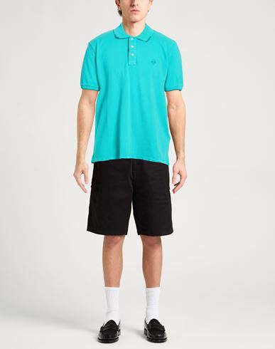 Jacob Cohёn Man Polo shirt Turquoise Size XXL Cotton, Elastane