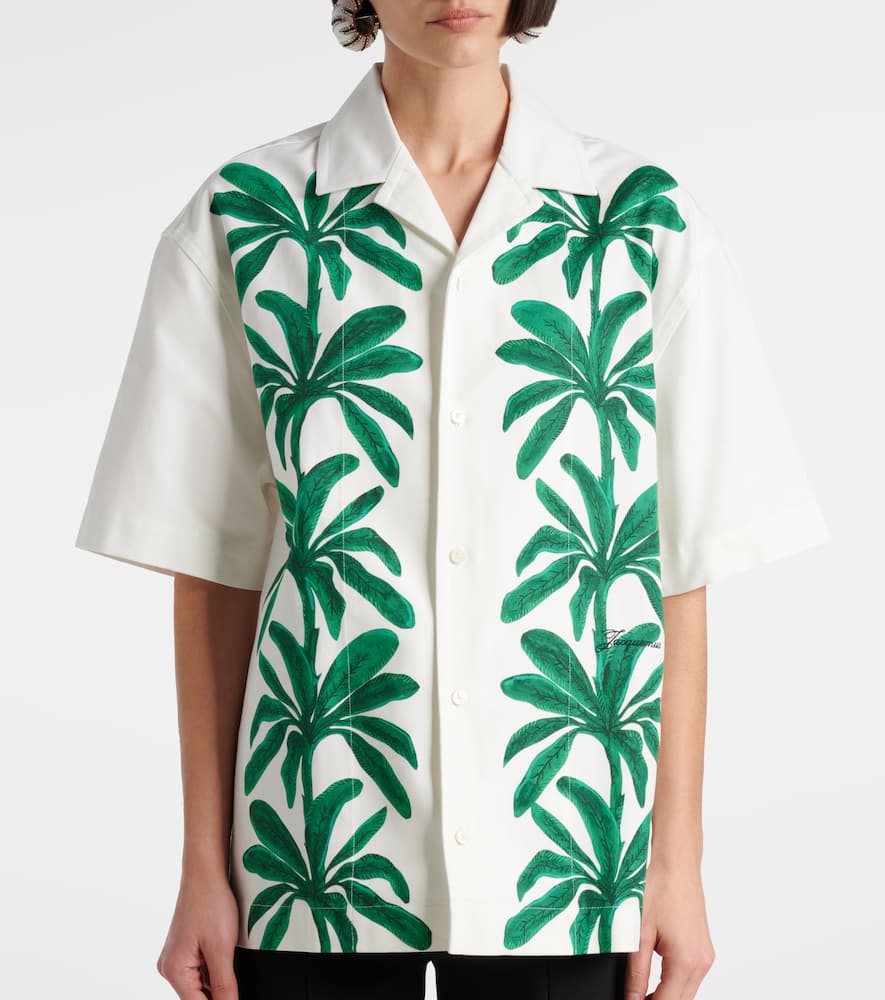 Jean printed cotton shirt