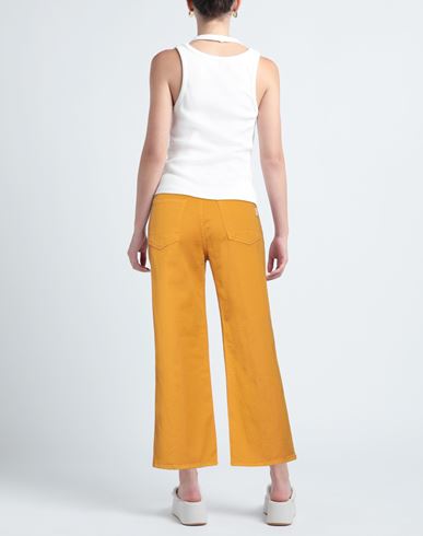 True Nyc Woman Pants Marigold Size 27 Cotton, Elastane