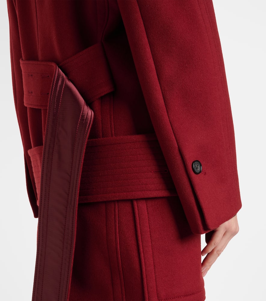 Wool and cashmere coat
