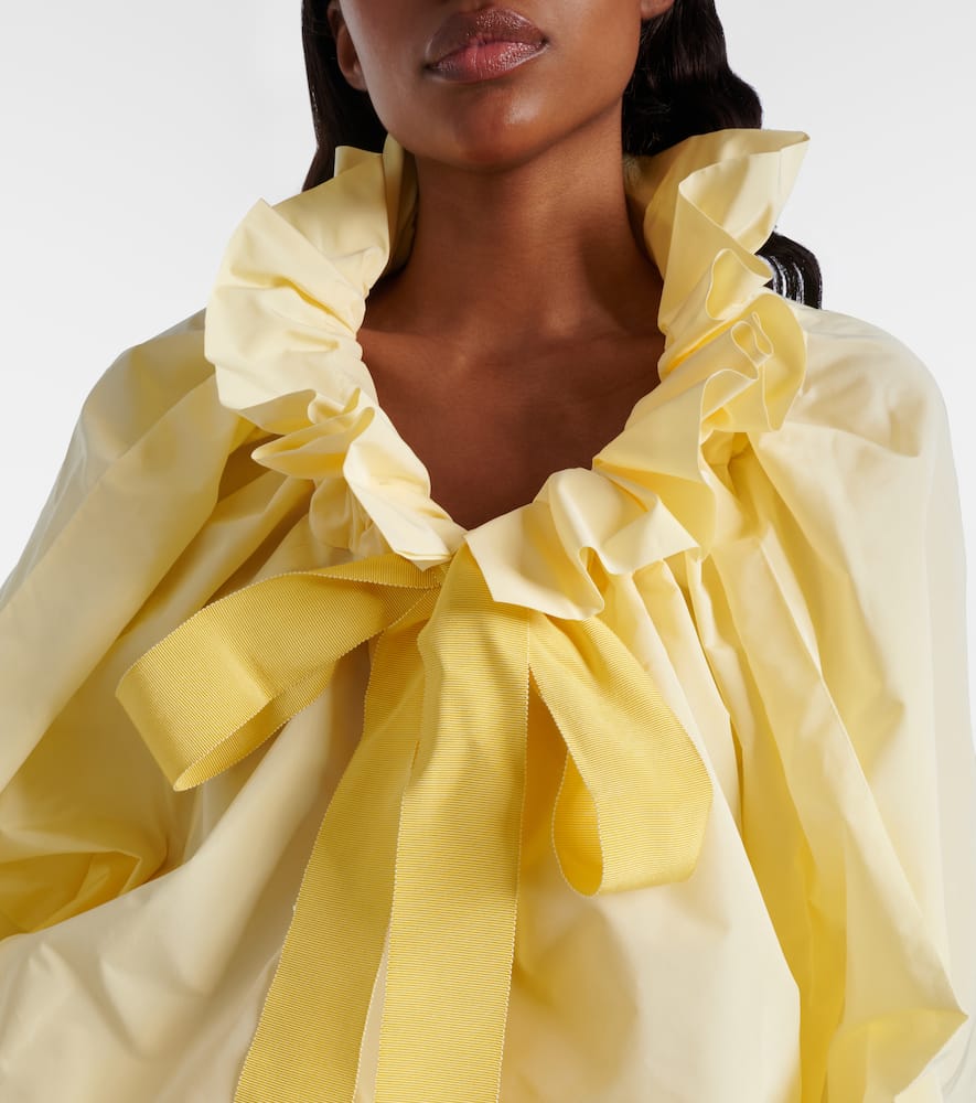 Tie-neck faille top