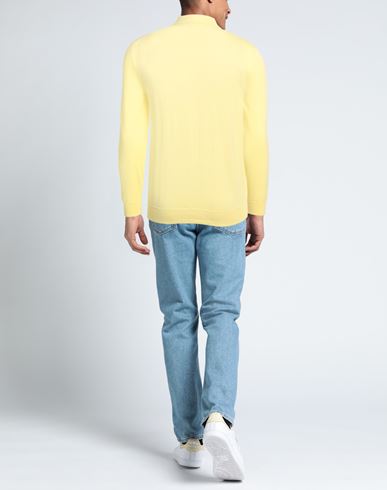 Man Sweater Yellow Size 40 Organic cotton