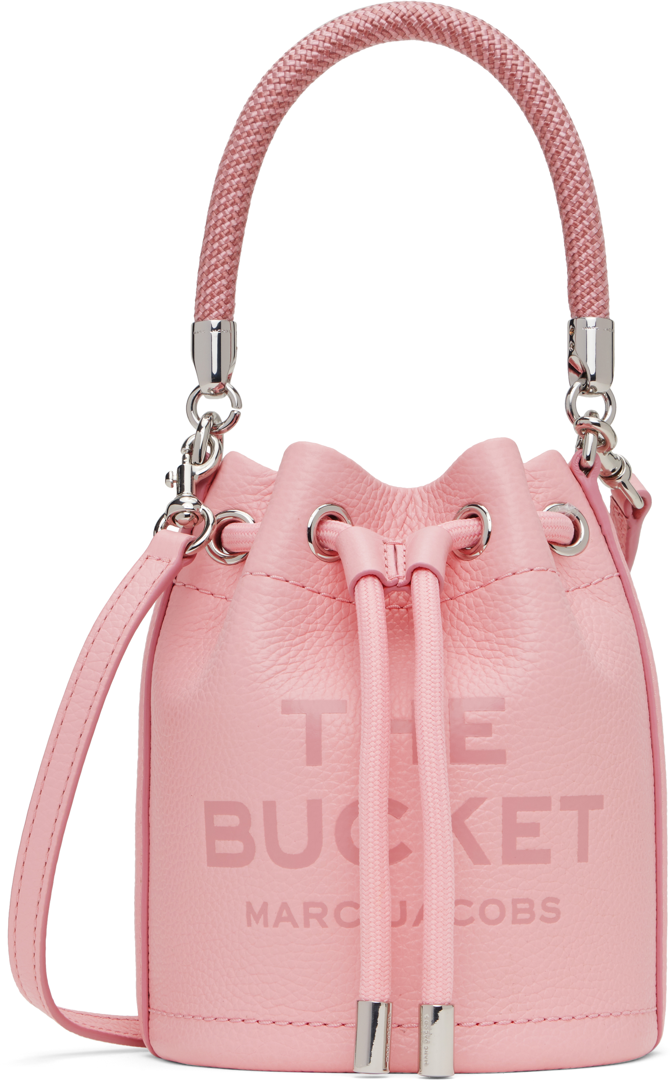 Marc Jacobs Pink 'The Leather Mini Bucket' Bag