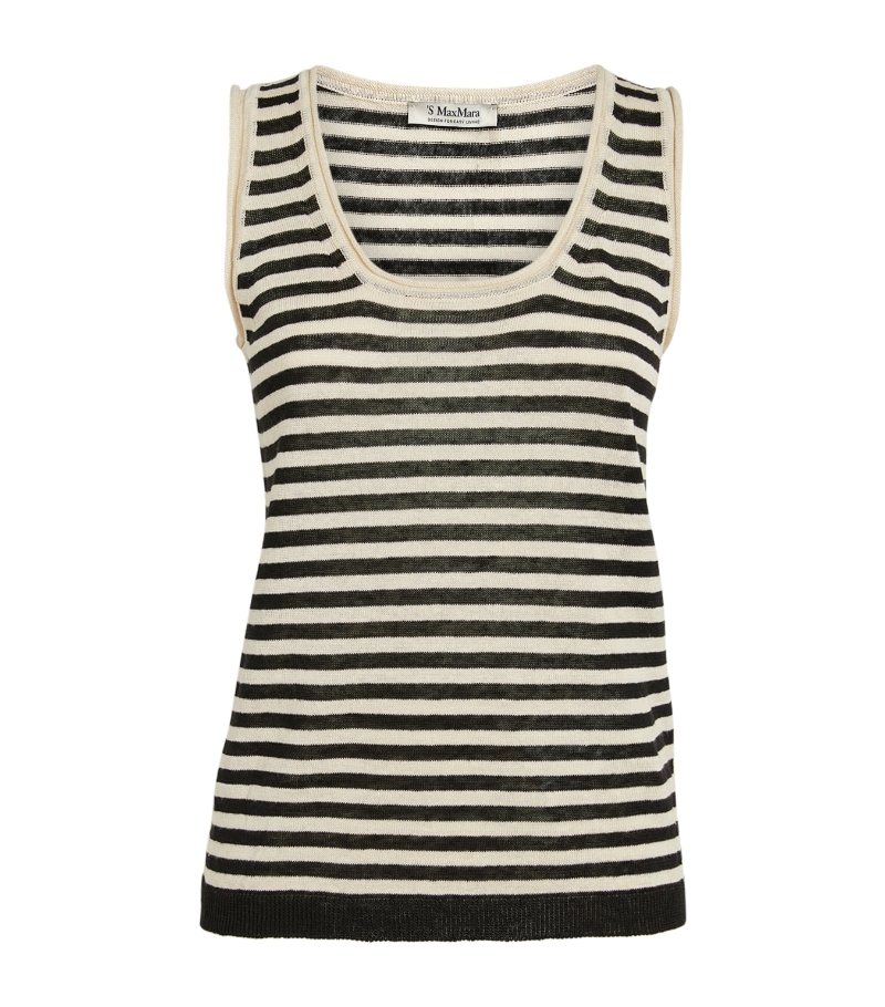 Linen Striped Tank Top