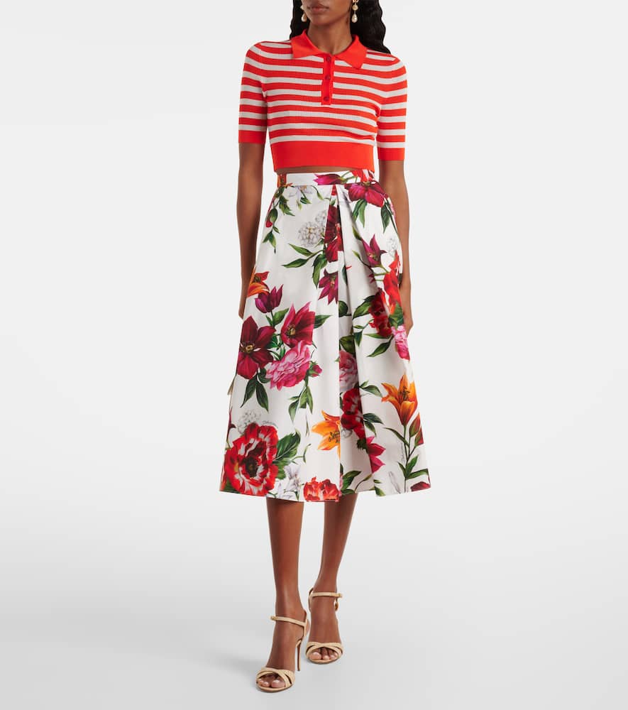 Striped polo shirt