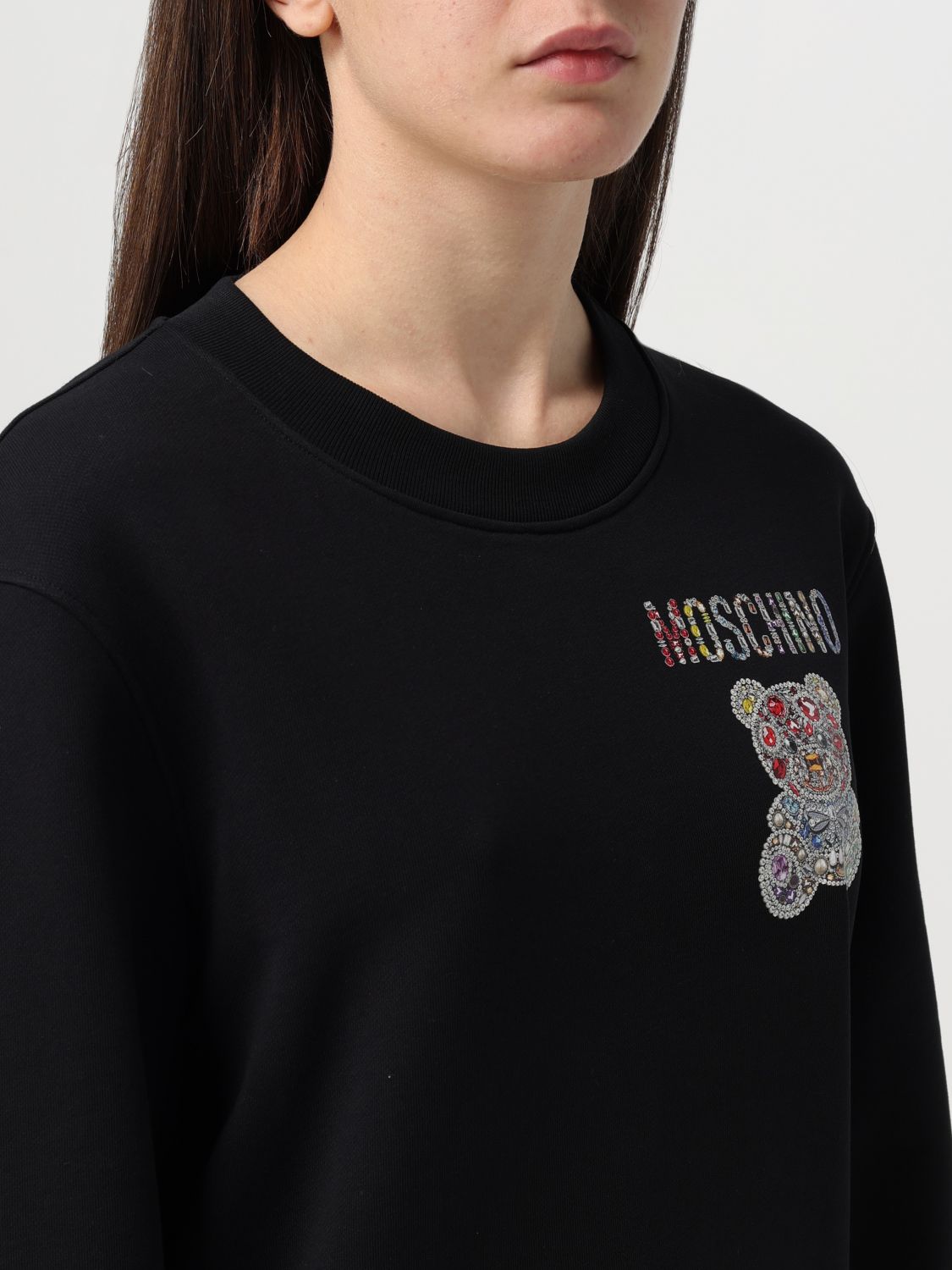 Sweatshirt Woman color Black