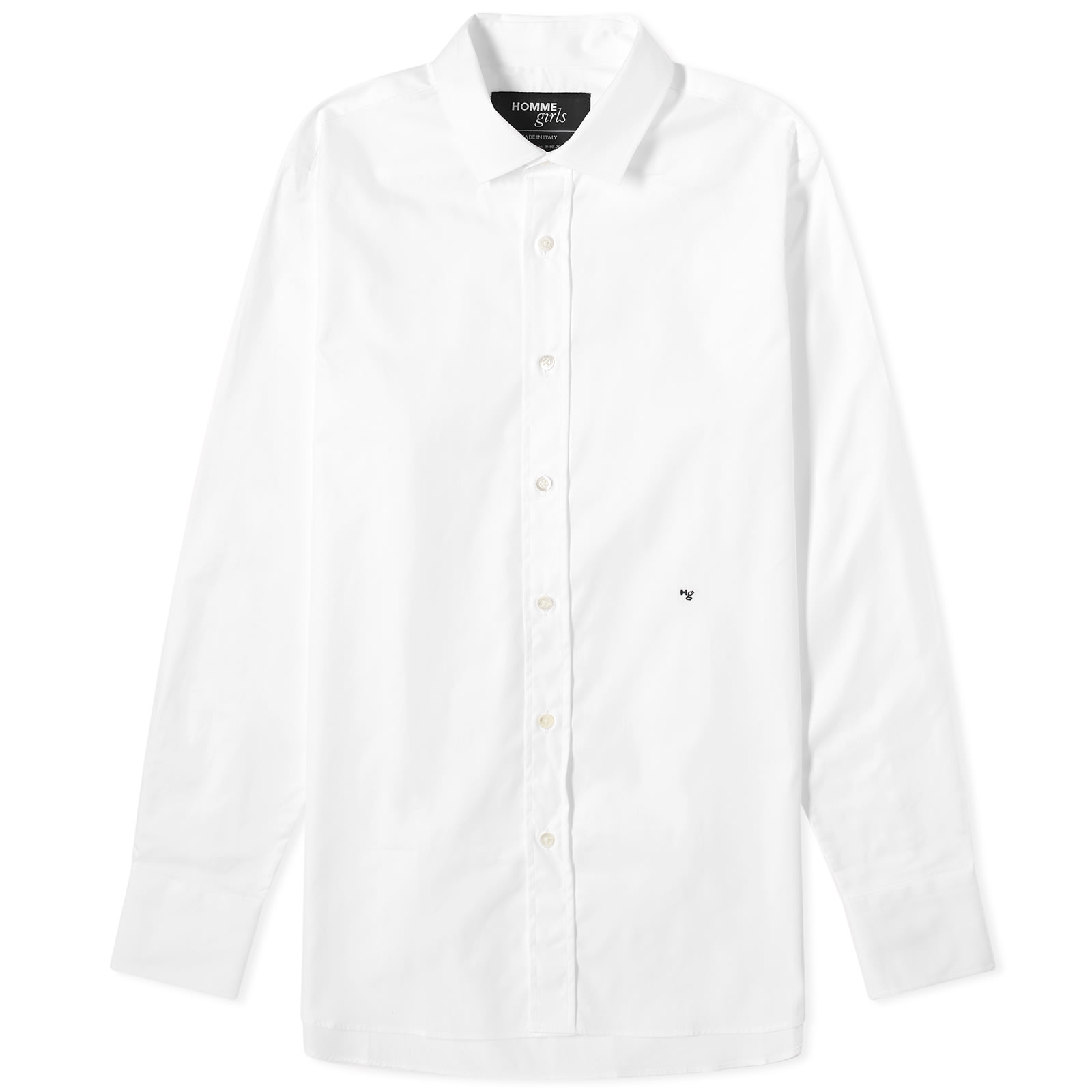 Women's Classic Shirt in White, Size Medium