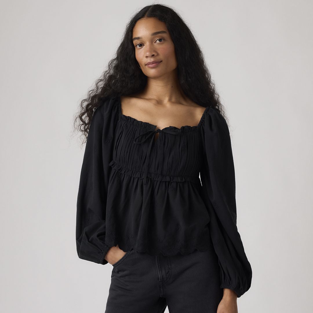 Ong Sleeve Boho Blouse