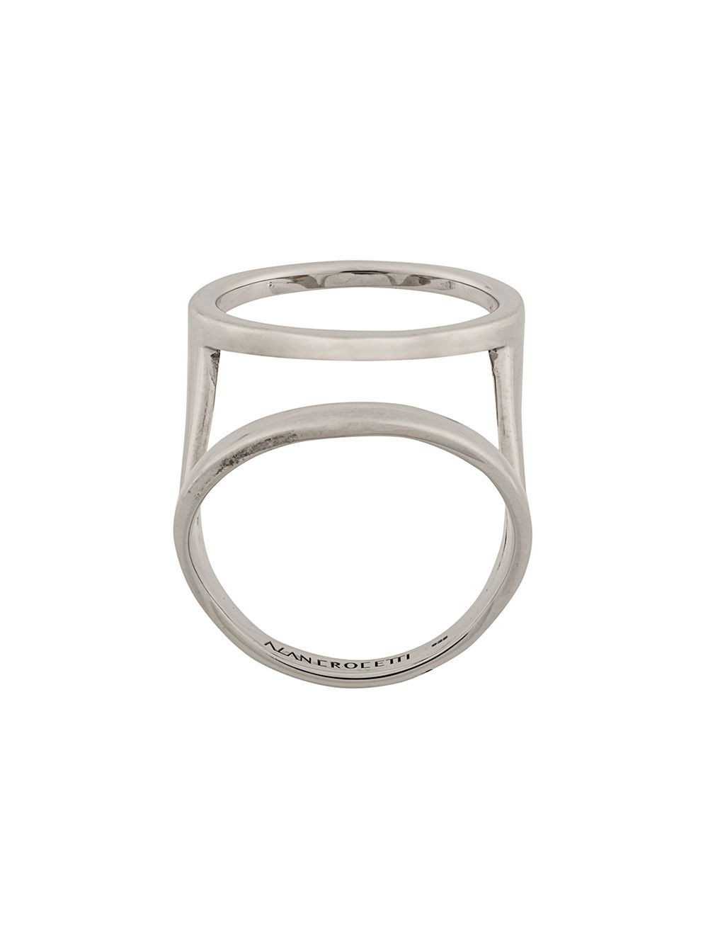 Double hoop ring - Silver
