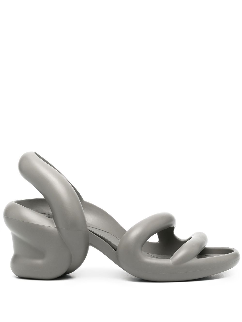 Kobrah 75mm slingback sandals - Grey