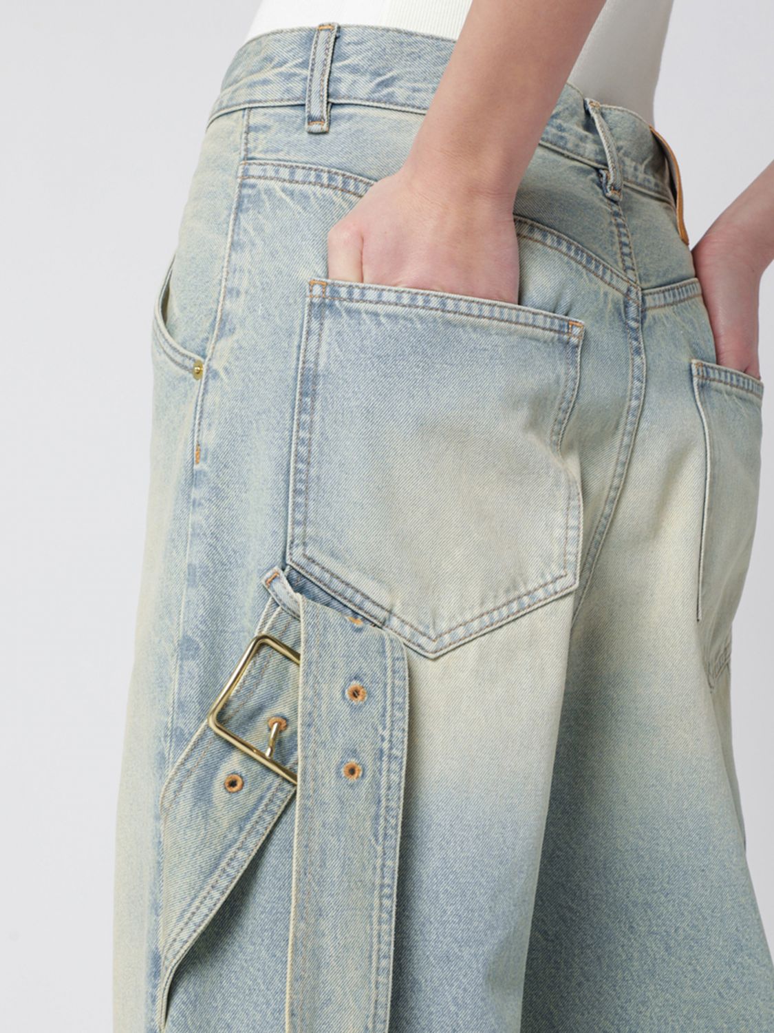 Jeans Woman color Denim