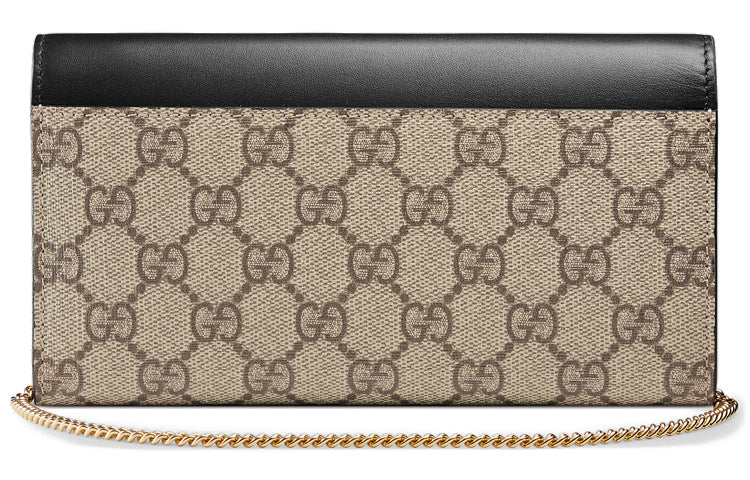 (WMNS) Padlock Metallic Logo Canvas Chain handbag / Black