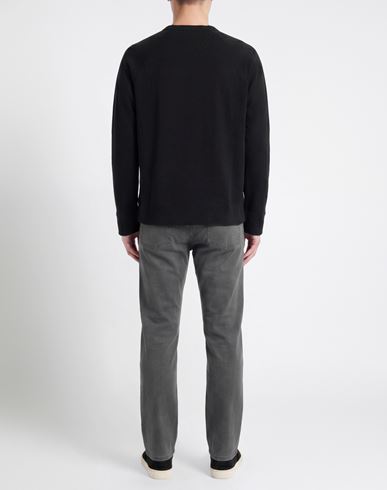 Man Sweatshirt Black Size 2 Pima Cotton