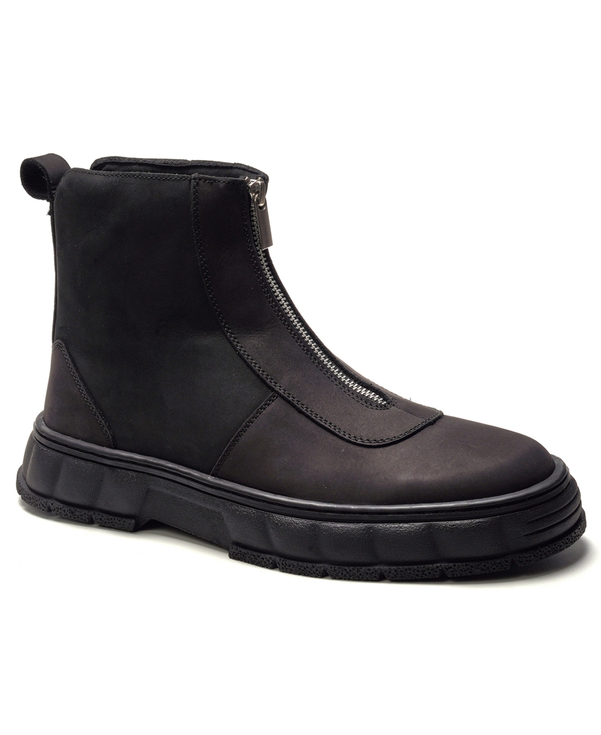 Men's Vanta Front Zipper Boots - Black
