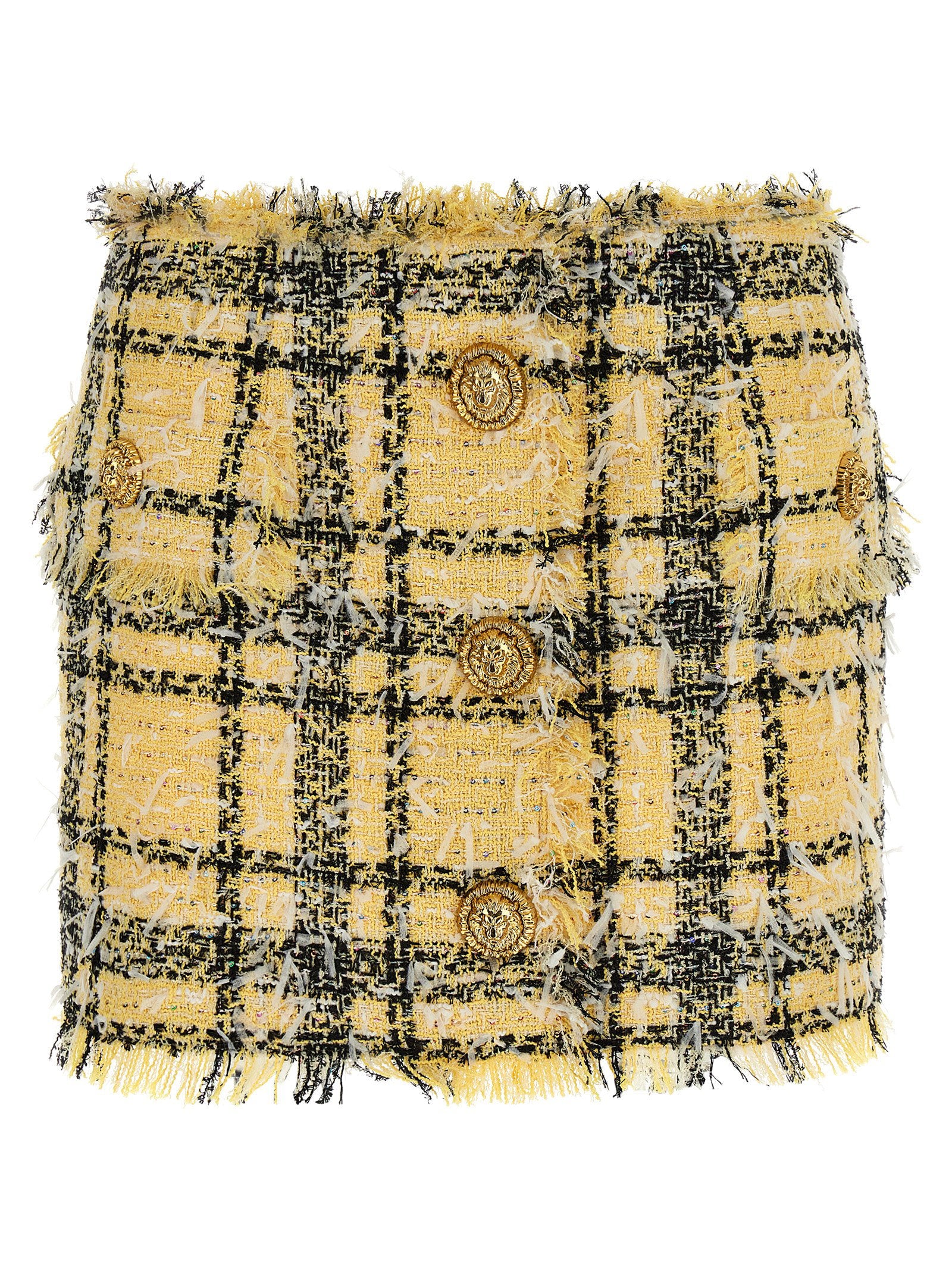 Lurex Tweed Skirt