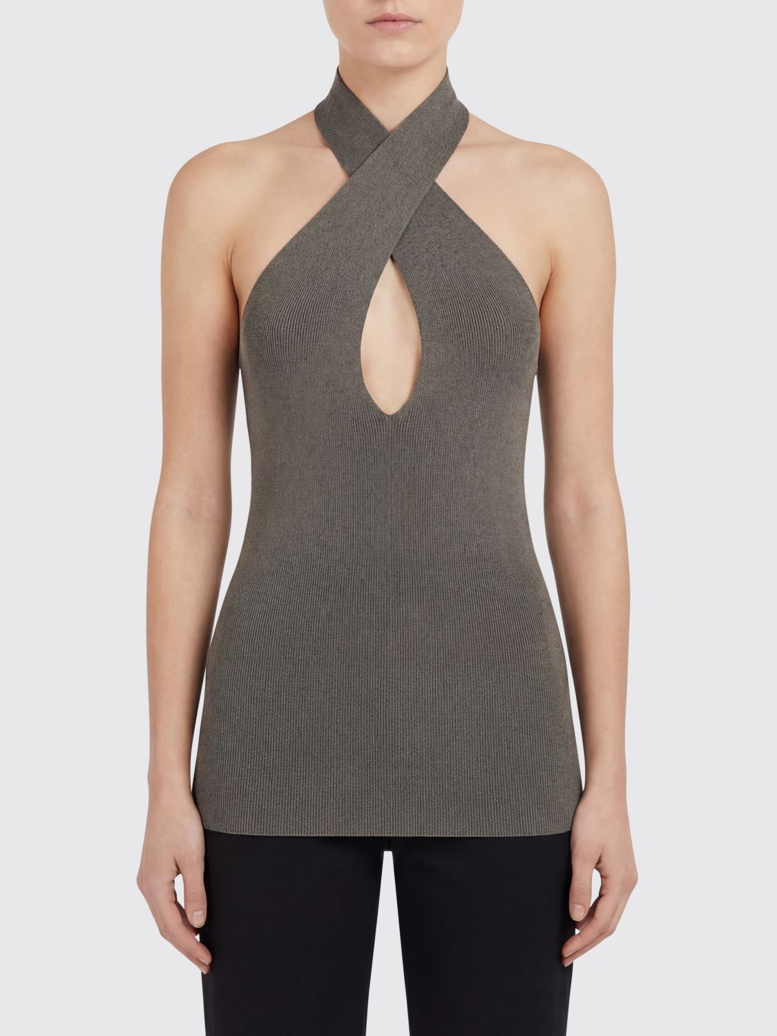 Top Woman color Black
