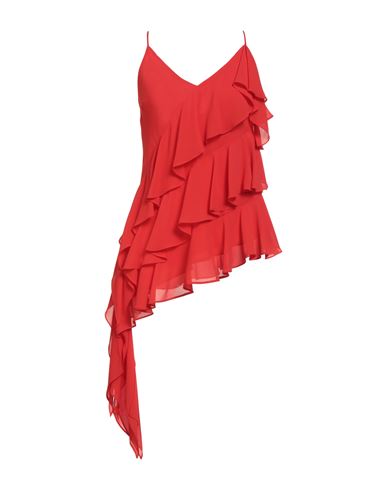 Woman Top Red Size 6 Polyester