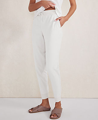 Ann Taylor Haven Well Within Organic Cotton Interlock Joggers