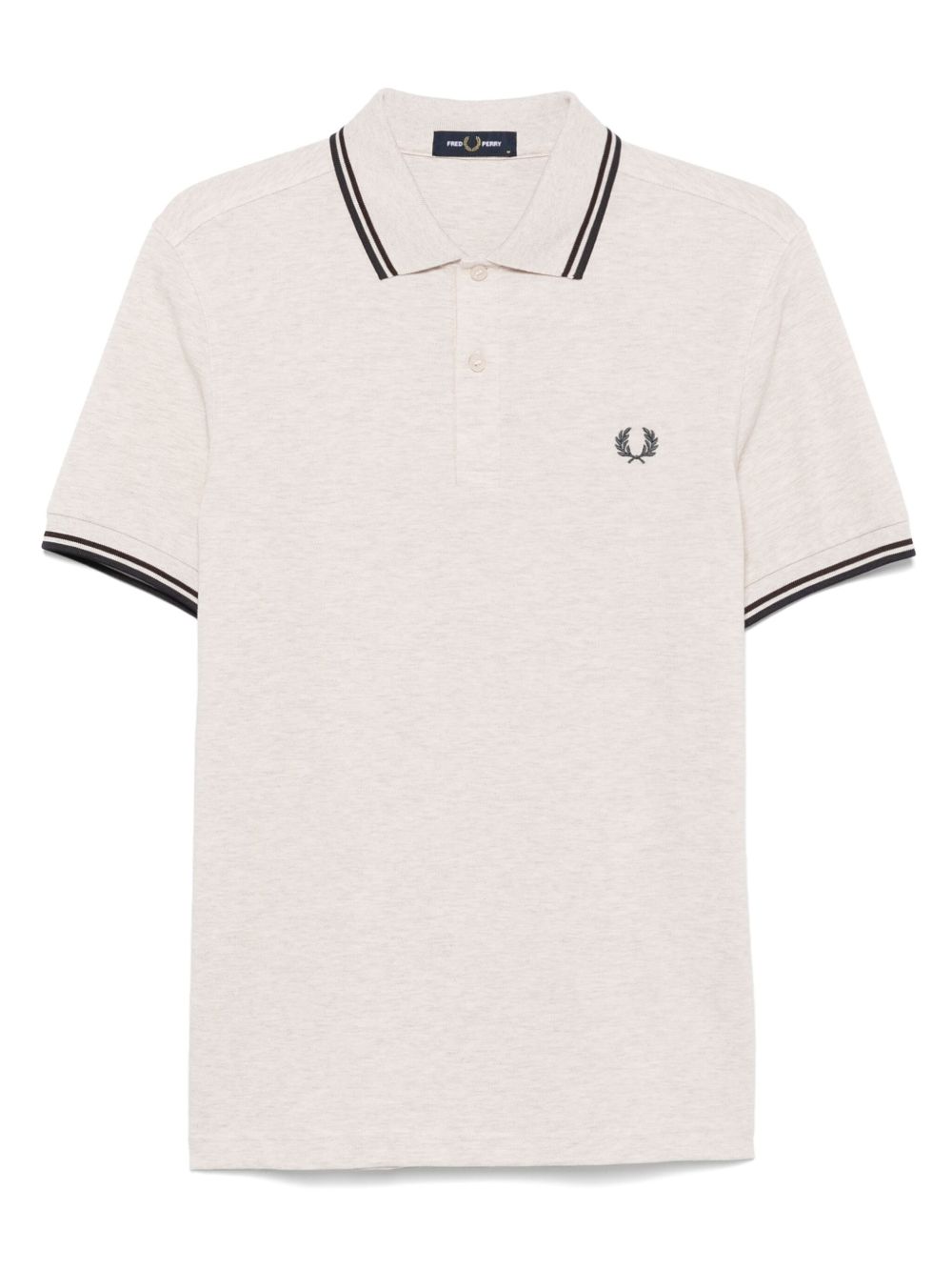 Fred Perry logo-embroidered polo shirt - Green