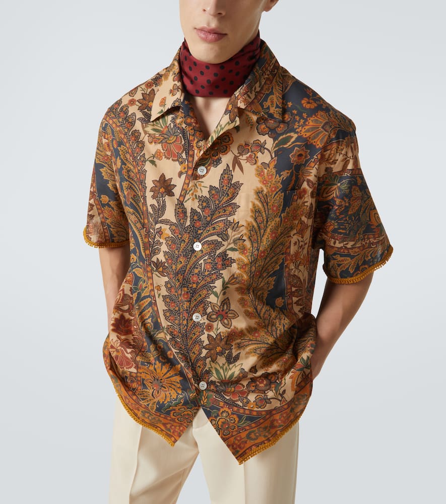 Paisley linen shirt