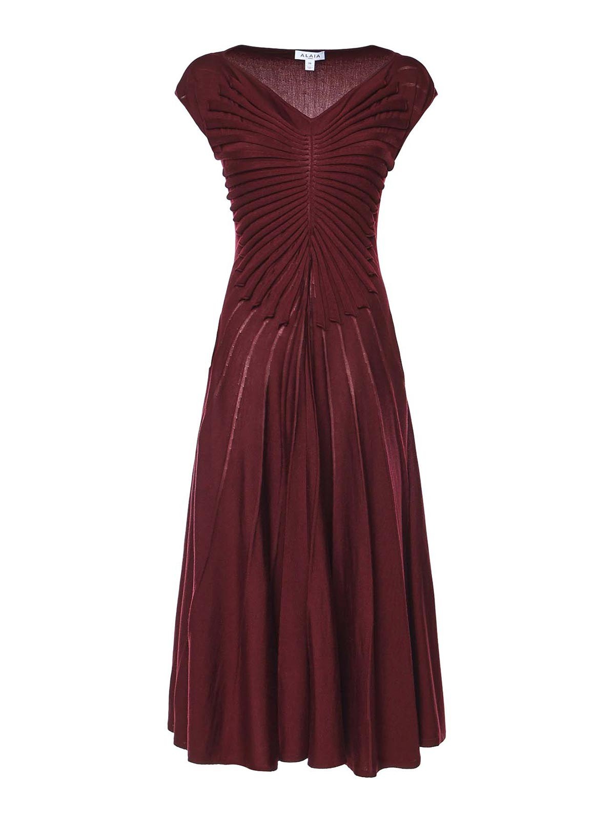 Virgin Wool Midi Dress