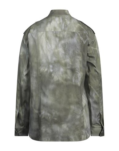 Man Jacket Sage green Size 42 Cotton