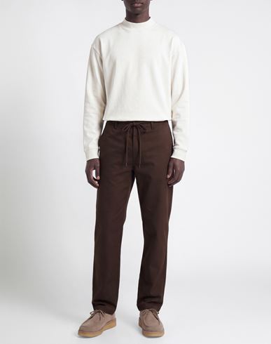 Man Pants Dark brown Size XXL Cotton, Elastane