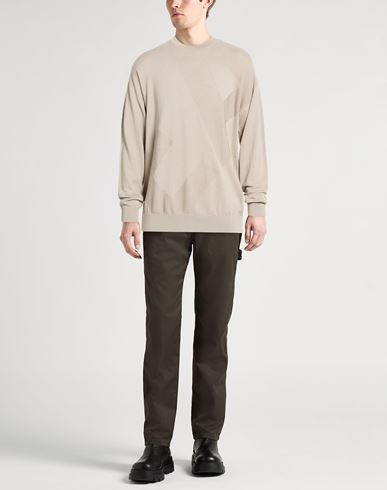 Man Sweater Grey Size XS Virgin Wool, Polyamide, Elastane