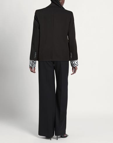 Woman Blazer Black Size 10 Polyester, Tencel, Elastane