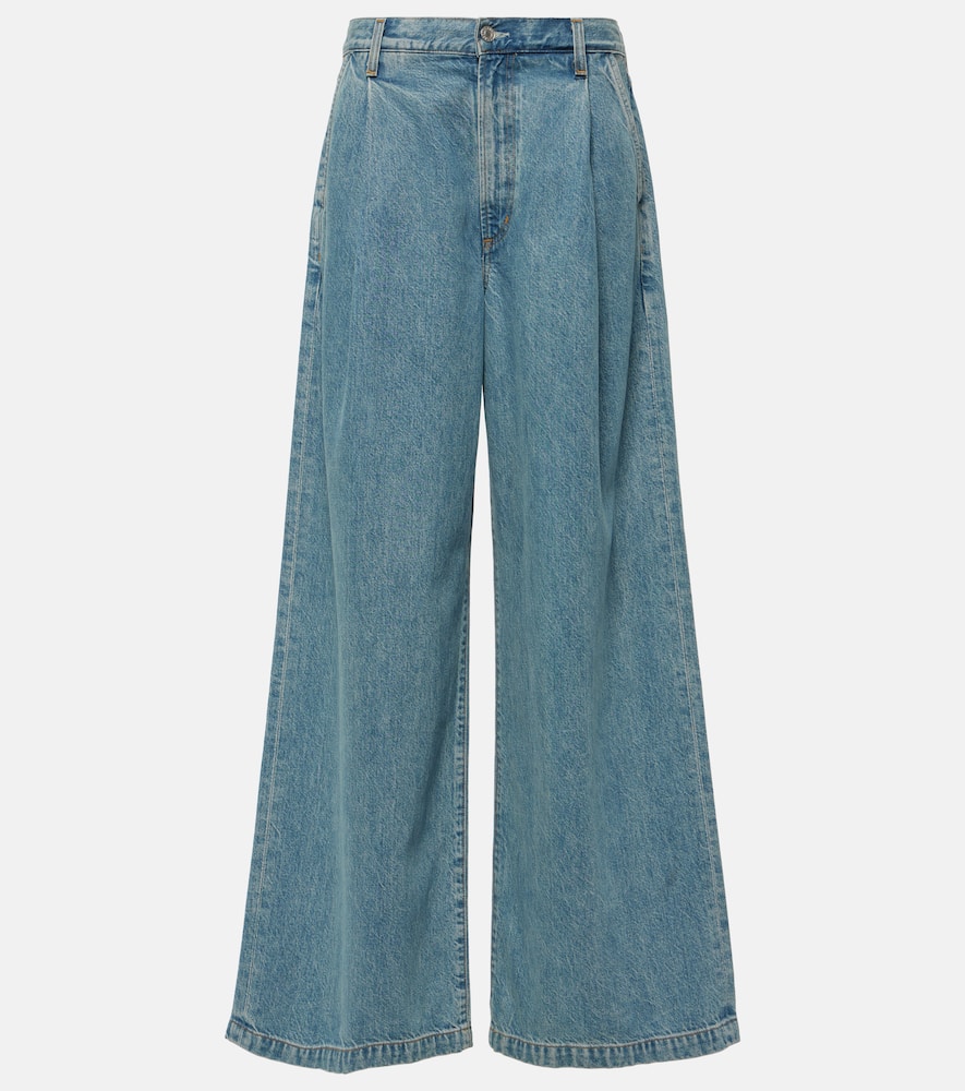 Ellis mid-rise wide-leg jeans