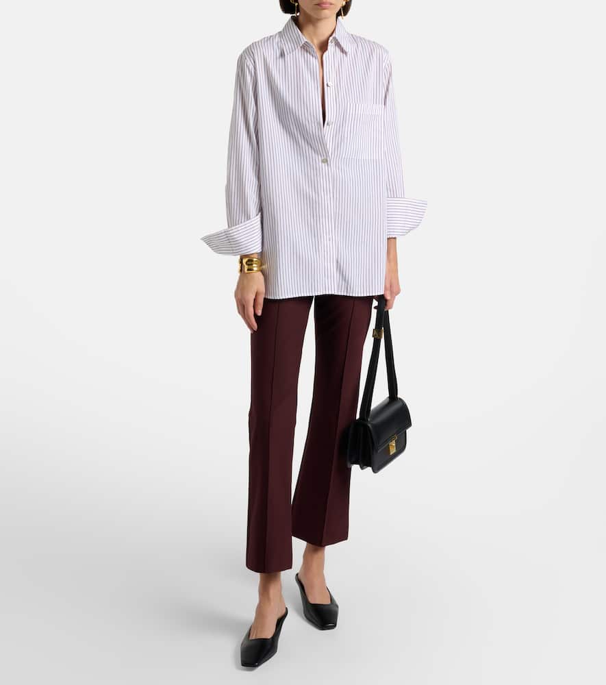 Cropped flared pants