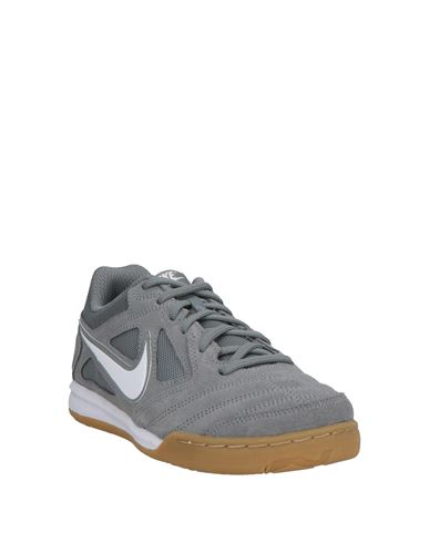 Man Sneakers Grey Size 6 Leather, Textile fibers