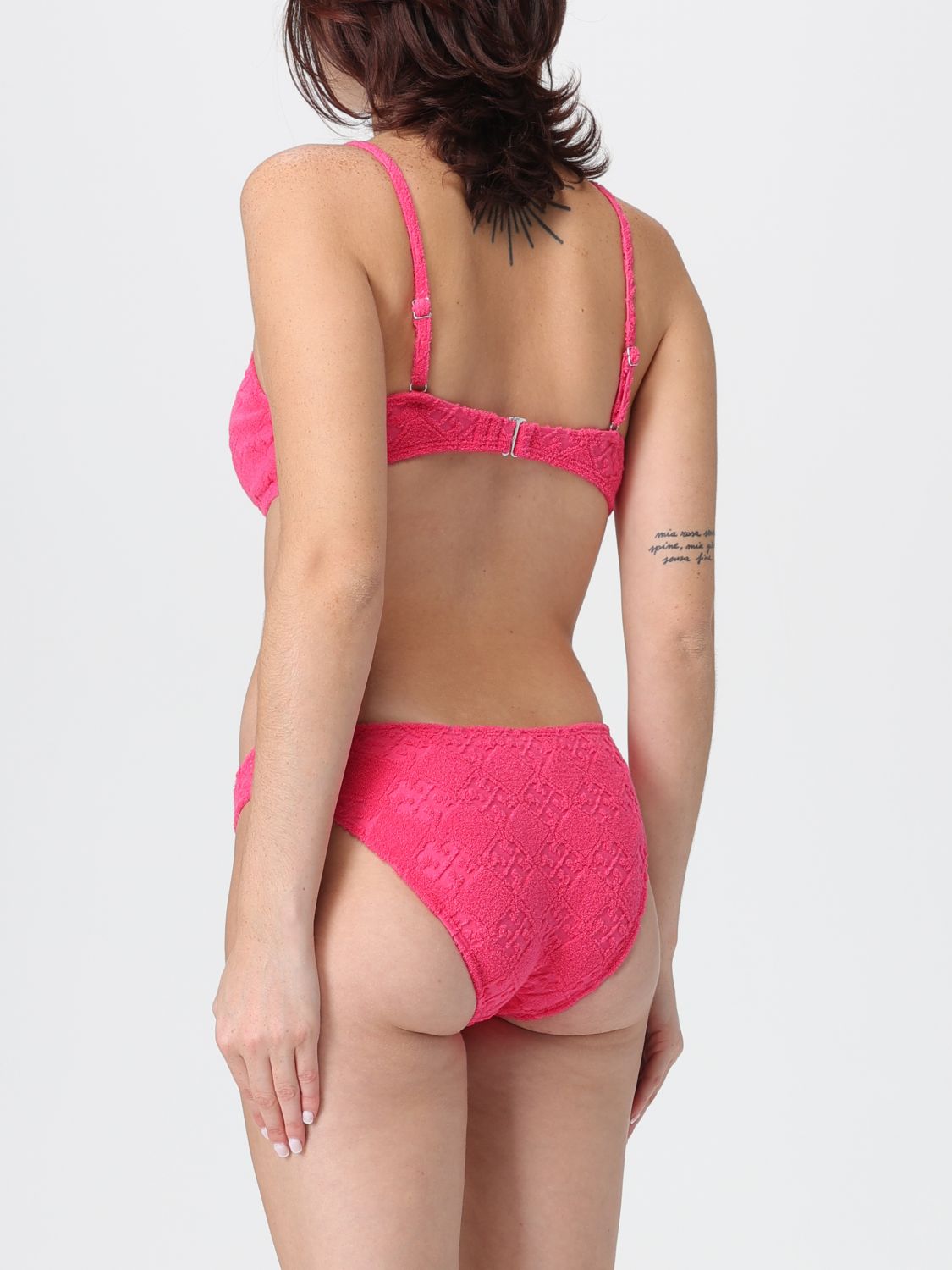 Tory Burch terry-cloth bikini top - Pink