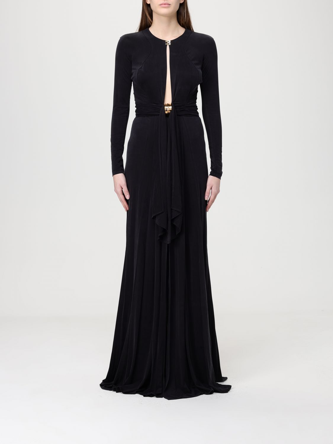Dress Woman color Leather