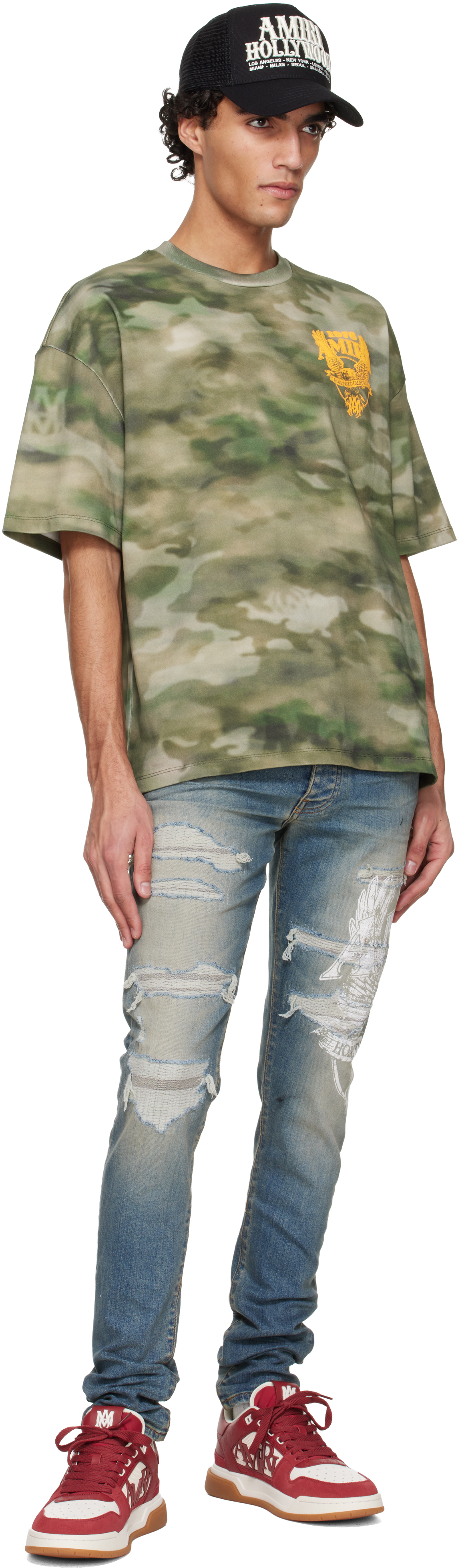 Blue Eagle Repair Skinny Jeans