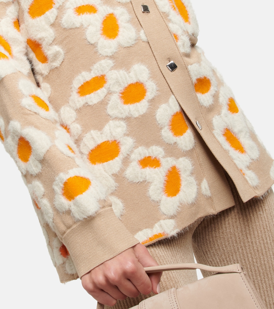 Jacquemus La Chemise Neve floral cardigan