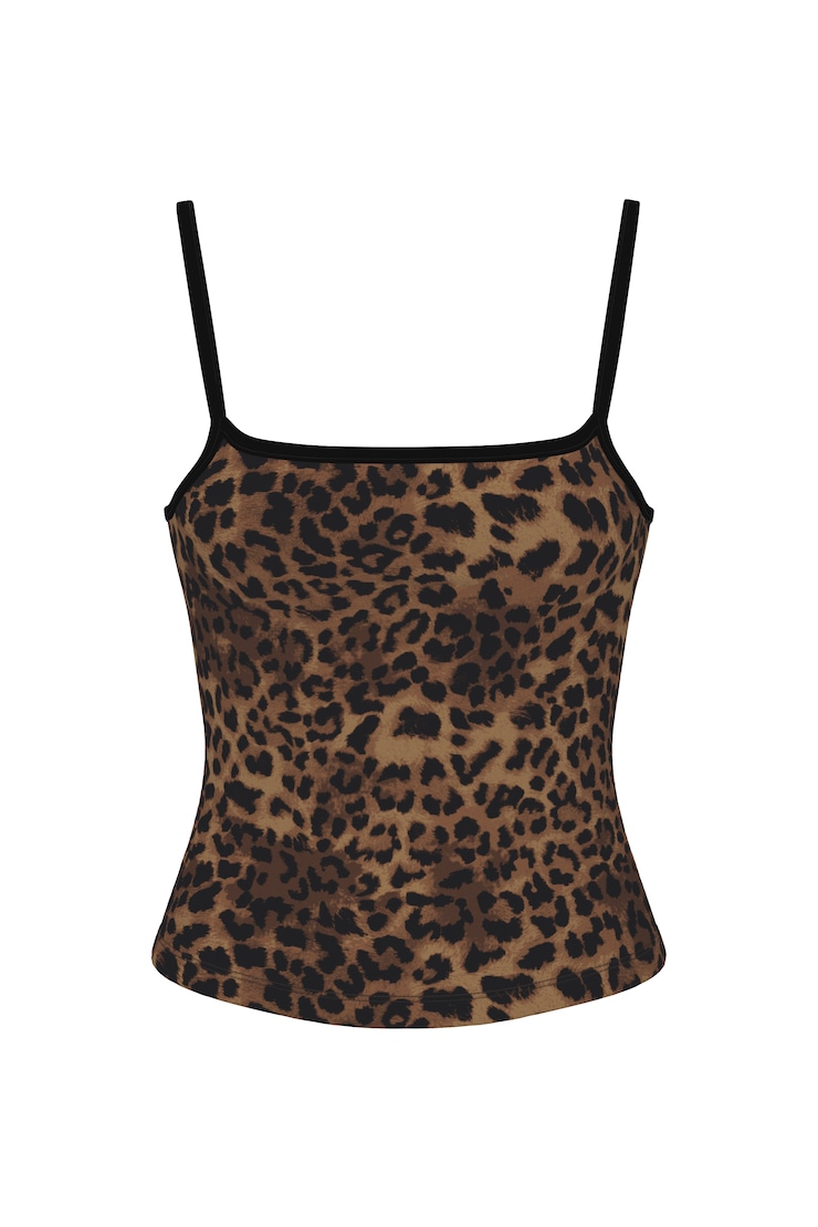Sleek Scoop Cami Top - Brown - Women Clothing