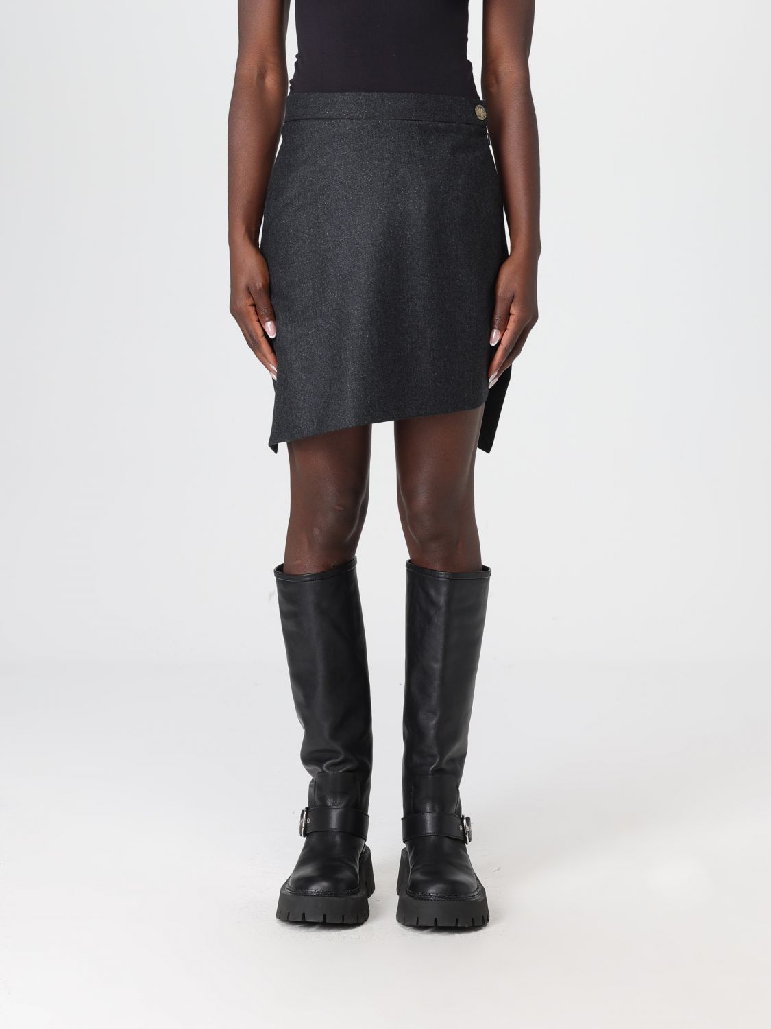 Skirt Woman color Black