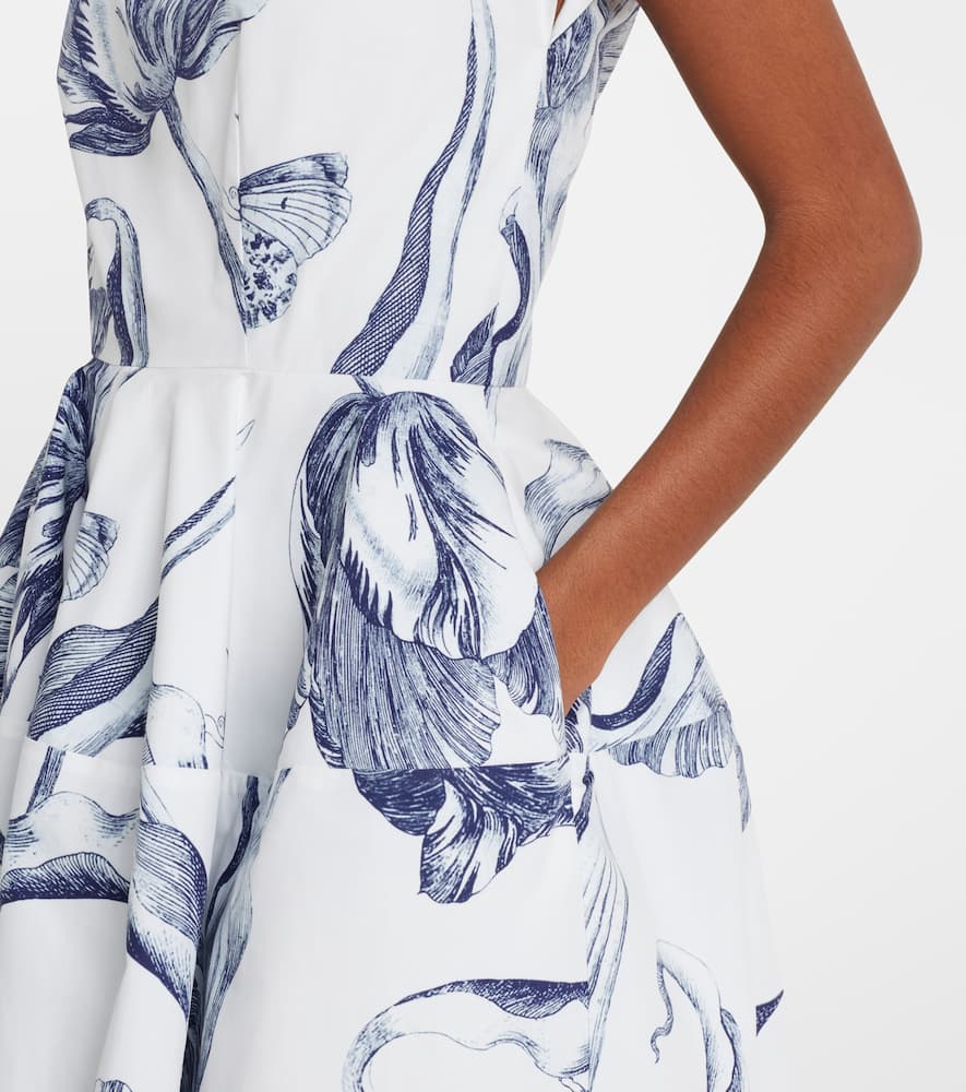 Floral cotton minidress