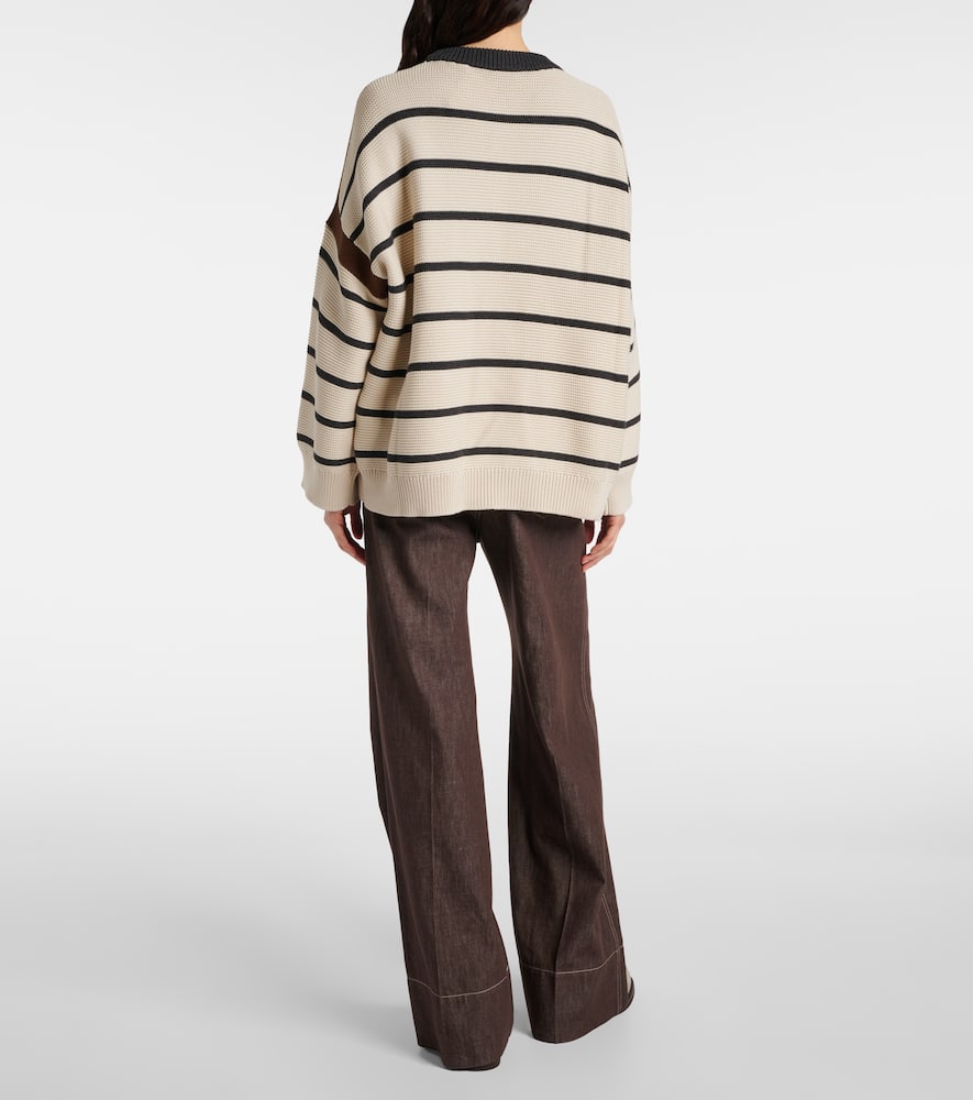 Brunello Cucinelli Striped cotton sweater