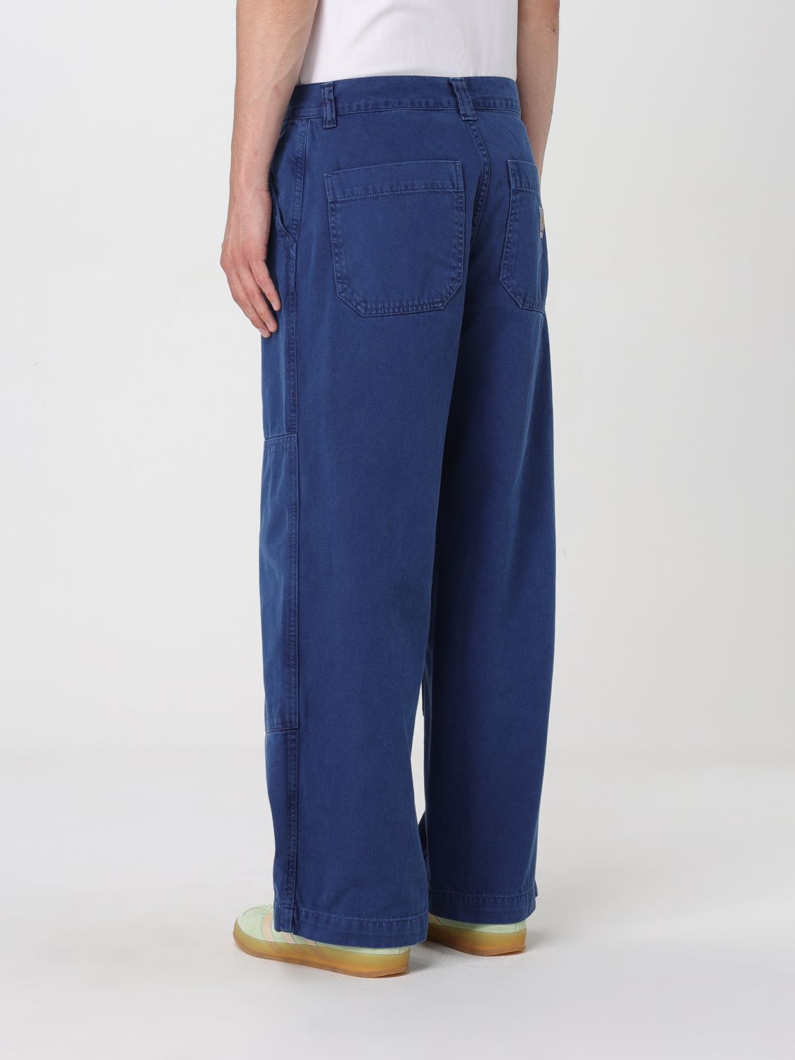 Pants Men color Blue