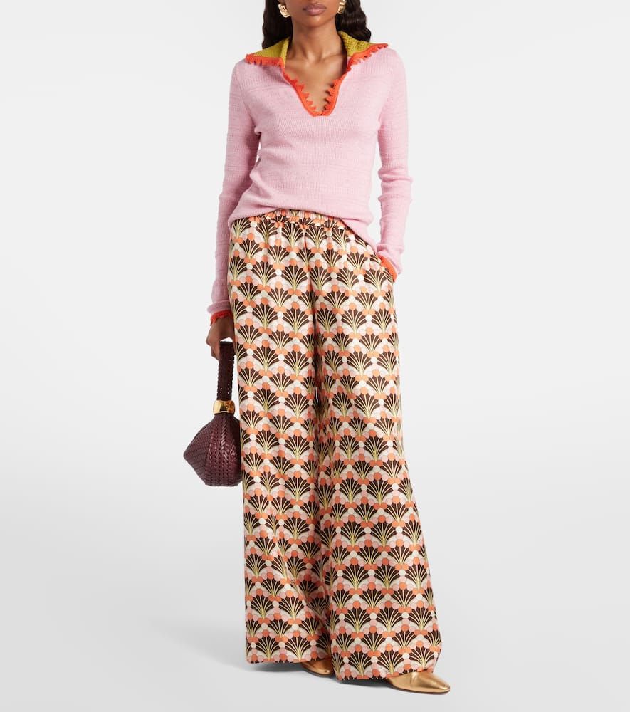 Picket cotton and wool sweater