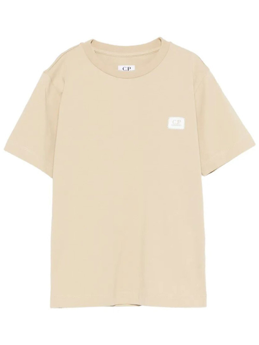 Boys Light Sand Logo T-Shirt
