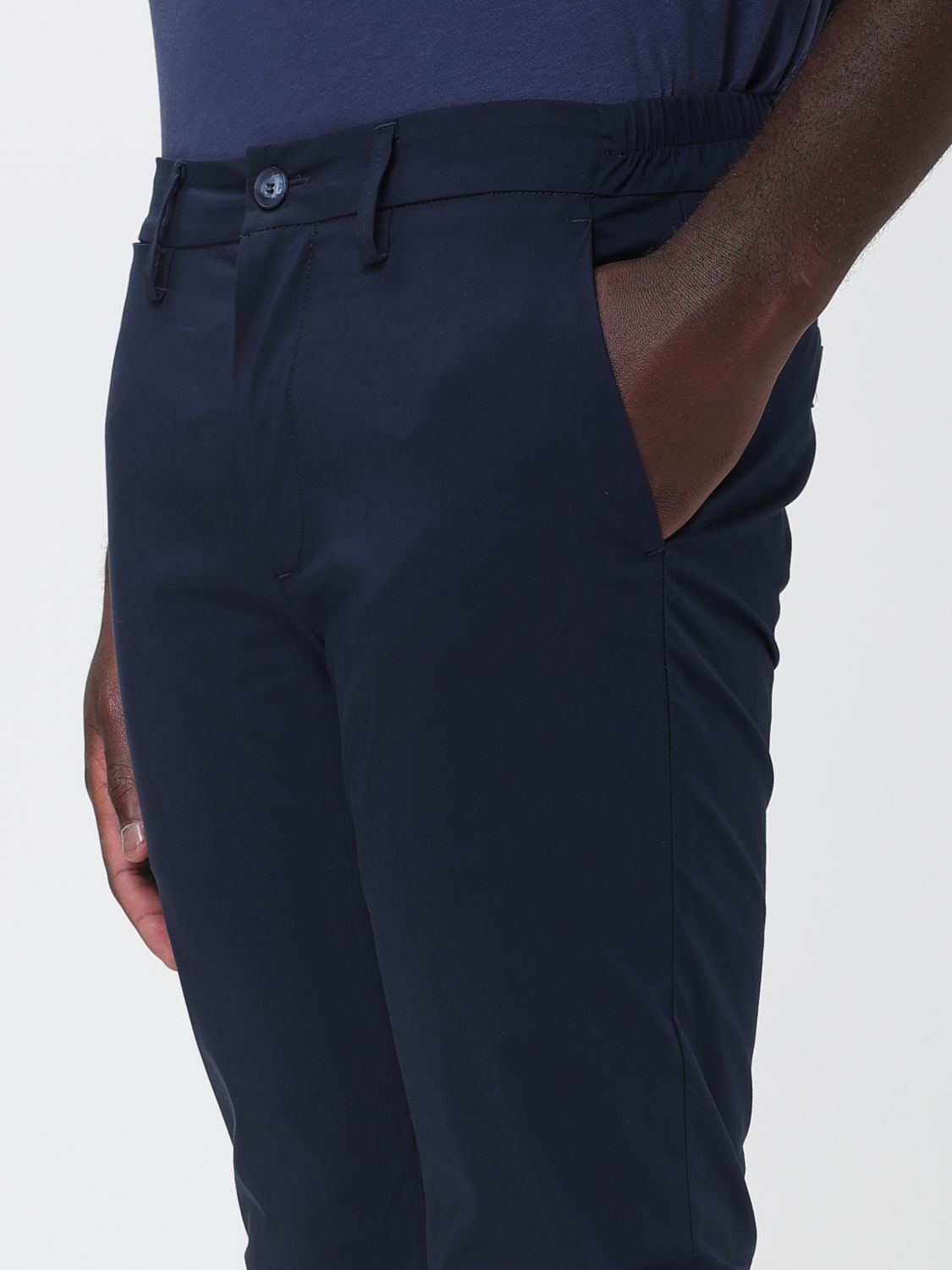 Pants RE-HASH Men color Blue